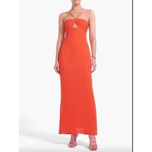 NEW STAUD gianna dress in papaya